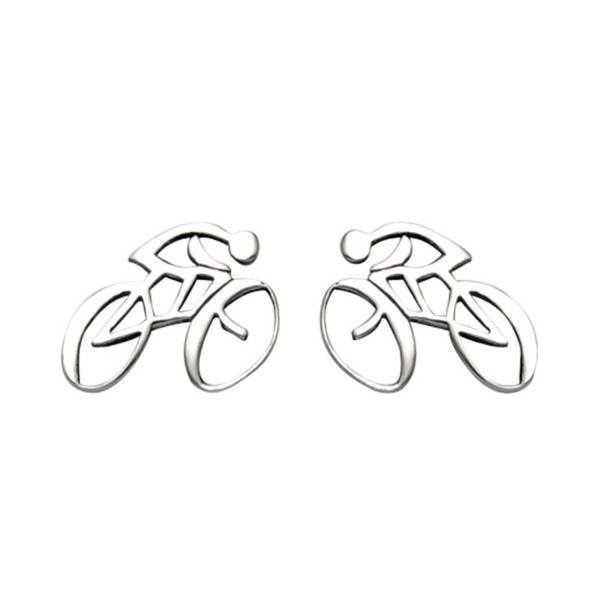 Sterling Silver Road Rider Earrings