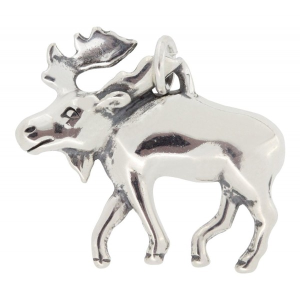 Sterling Silver Moose Charm 20