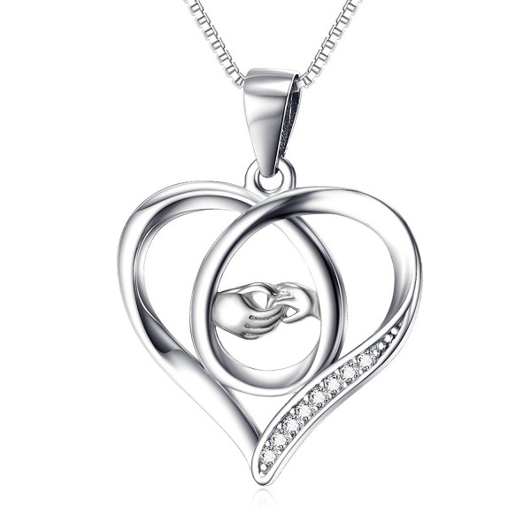 Perfect Sterling Eternal Pendant Necklace