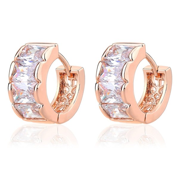 IPINK Crystal Zirconia Plated Earrings