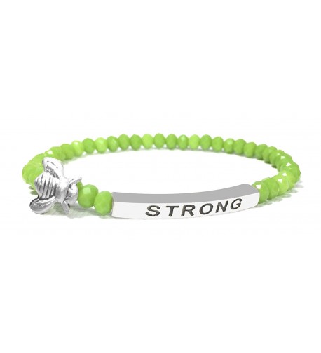 Inspirational Strong Stacking Elastic Bracelet