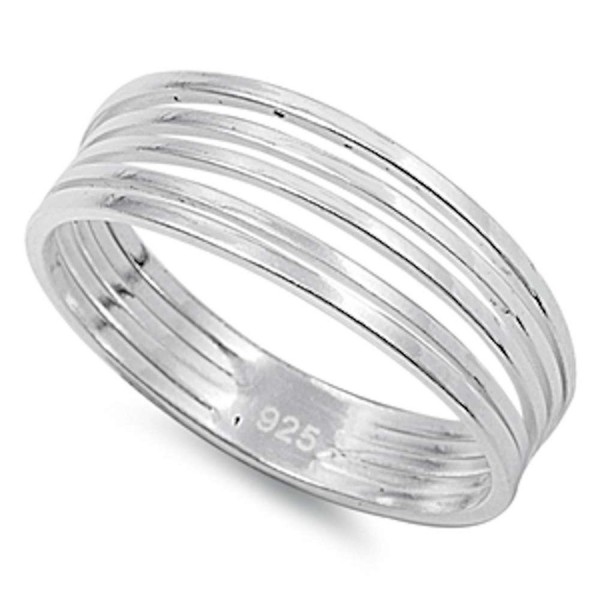 Solid Band Sterling Silver Sizes