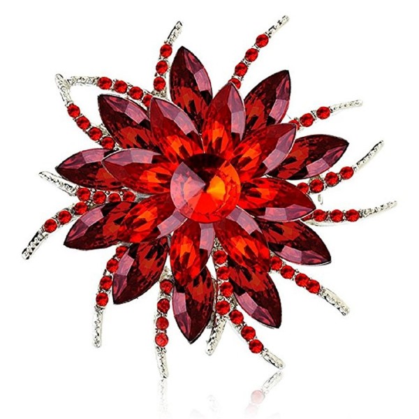Holiday Discount Ailer Fashionable Brooch Red