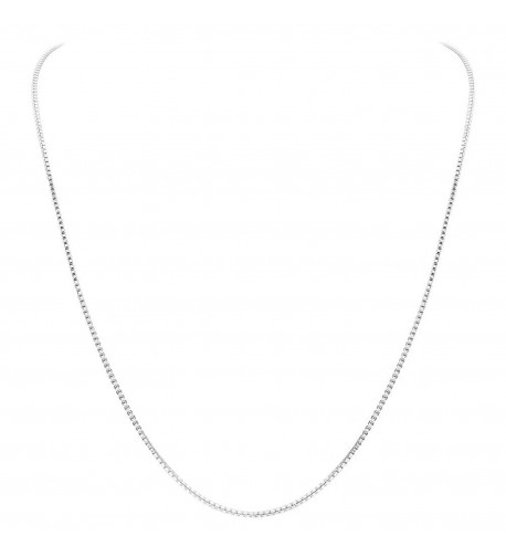 box1mm 16 Italian Sterling Silver Necklace