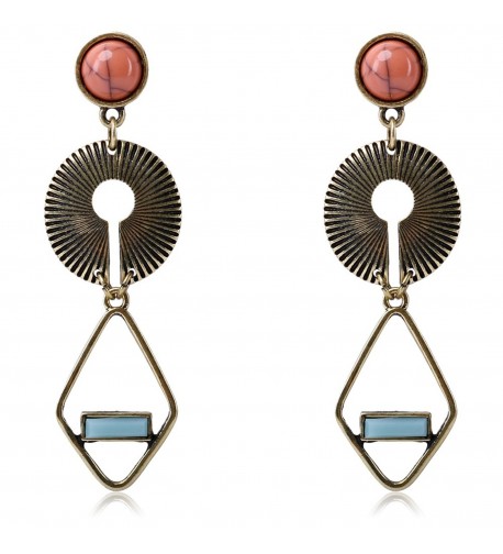 BEMI Elegant Bohemia Turquoise Earrings