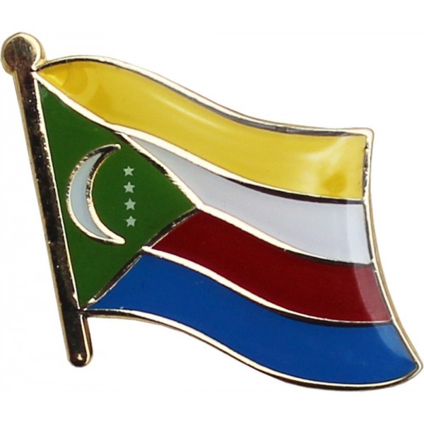 Flagline Comoros National Lapel Pin