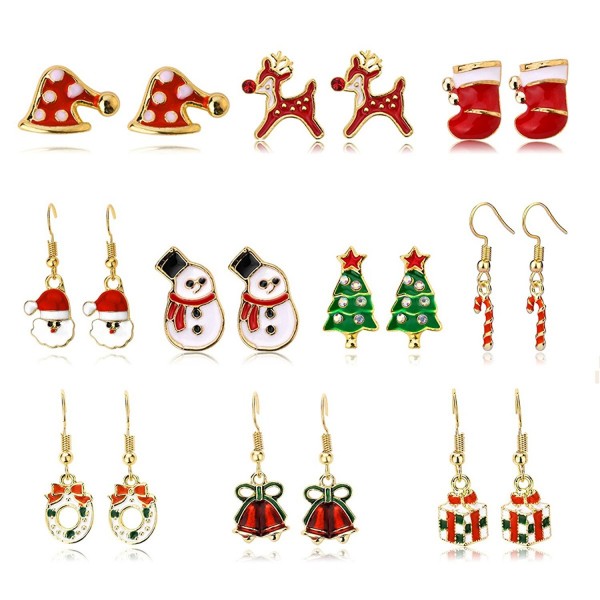 Kids Christmas Stud Earring Hypoallergenic