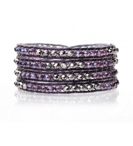 Crystals Bracelet Knotted Multilayer Crystal