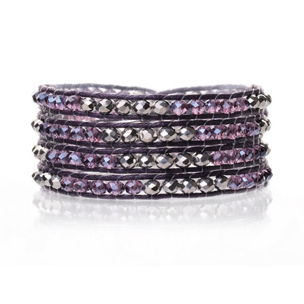 Crystals Bracelet Knotted Multilayer Crystal