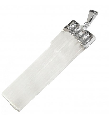 Selenite Freeform Pendant Exclusive AM18B6 01