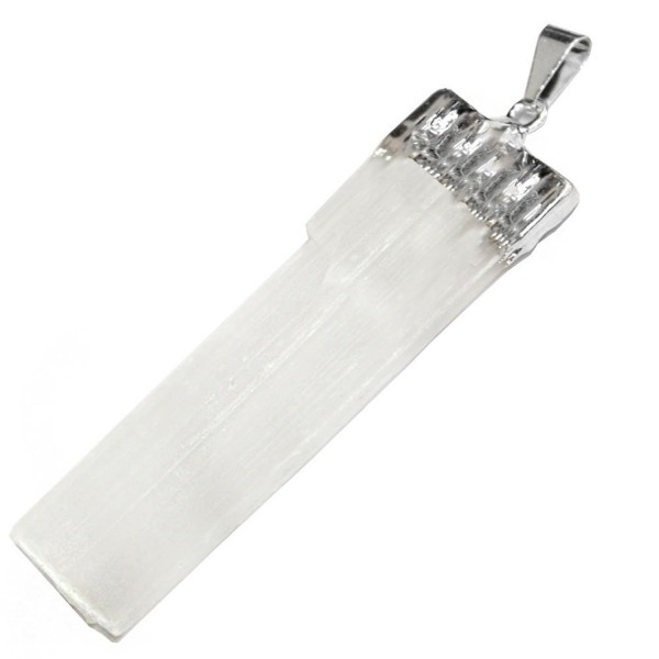 Selenite Freeform Pendant Exclusive AM18B6 01