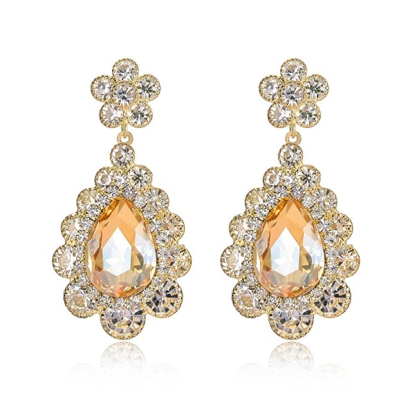 Miraculous Garden Chandelier Teardrop Champagne Miraculous Garden Chandelier Teardrop Champagne