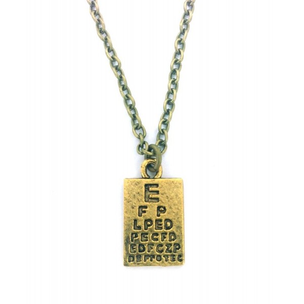 Cute Quirky Eye Test Necklace Cute Quirky Eye Test Necklace