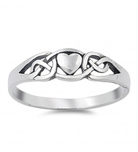 Celtic Claddagh Promise Sterling Silver