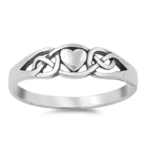 Celtic Claddagh Promise Sterling Silver